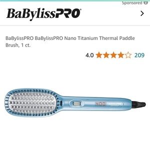 BaBylissPRO Nano Titanium Ionic Thermal Paddle Brush